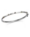Bloomingdale's Diamond Bangle Bracelet In 14k Yellow & White Gold, 0.20 Ct. T. W. - Exclusive In White/gold