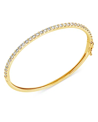 Bloomingdale's Diamond Bangle Bracelet In 14k Yellow Gold, 1.0 Ct. T. W. - Exclusive