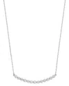 Bloomingdale's Diamond Bar Necklace In 14k White Gold, 0.75 Ct. T. W. - Exclusive In White