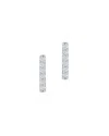 Bloomingdale's Diamond Bar Stud Earrings In 14k White Gold, 0.10 Ct. T. W. - Exclusive In White