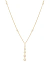 Bloomingdale's Diamond Bezel Graduated Y Necklace In 14k Yellow Gold, 0.60 Ct. T. W. In Gold