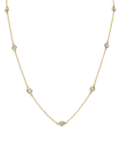 Bloomingdale's Diamond Bezel Station Necklace In 14k Yellow Gold, 1.50 Ct. T. W. - Exclusive