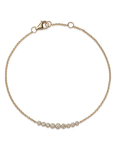 Bloomingdale's Diamond Bracelet In 14k Yellow Gold, 0.25 Ct. T. W. - Exclusive