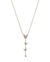 Bloomingdale's Diamond Butterfly Lariat Necklace In 14k Yellow Gold, 0.25 Ct. T. W. - Exclusive In Gold