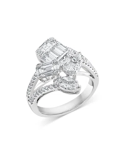 Bloomingdale's Diamond Bypass Ring In 14k White Gold, 1.80 Ct. T. W. - Exclusive