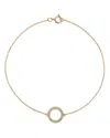 Bloomingdale's Diamond Circle Bracelet In 14k Yellow Gold, 0.08 Ct. T. W. - Exclusive In Gold