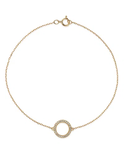 Bloomingdale's Diamond Circle Bracelet In 14k Yellow Gold, 0.08 Ct. T. W. - Exclusive