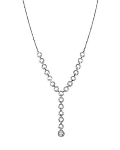 Bloomingdale's Diamond Circle Lariat Necklace In 14k White Gold, 1.50 Ct. T. W. - Exclusive