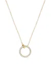 Bloomingdale's Diamond Circle Necklace In 14k Yellow Gold, 0.33 Ct. T. W. - Exclusive In Gold