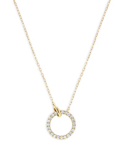 Bloomingdale's Diamond Circle Necklace In 14k Yellow Gold, 0.33 Ct. T. W. - Exclusive