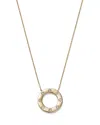 Bloomingdale's Diamond Circle Pendant Necklace In 14k Yellow Gold, 0.25 Ct. T. W. - Exclusive In Gold