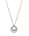 Bloomingdale's Diamond Circle Pendant Necklace In 14k Yellow Gold, 2.1 Ct. T. W. - Exclusive In White/gold