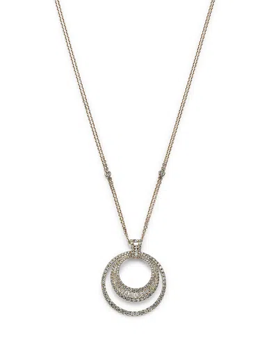 Bloomingdale's Diamond Circle Pendant Necklace In 14k Yellow Gold, 2.1 Ct. T. W. - Exclusive In White/gold