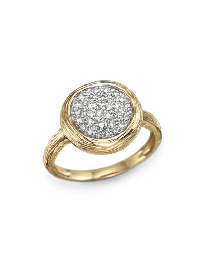Bloomingdale's Diamond Circle Statement Ring In 14k Yellow Gold, .40 Ct. T. W. - Exclusive