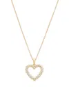 Bloomingdale's Diamond Classic Heart Pendant Necklace In 14k Yellow Gold, 0.25 Ct. T. W. In Gold