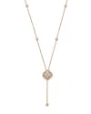 Bloomingdale's Diamond Clover Lariat Necklace In 14k Yellow Gold, 1.0 Ct. T. W. - Exclusive In White/gold