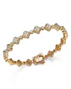 Bloomingdale's Diamond Mini Cluster Link Bracelet In 14k Yellow Gold, 2.50 Ct. T. W. In Gold