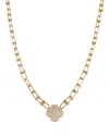 Bloomingdale's Diamond Clover Pendant Necklace In 14k Yellow Gold, 0.50 Ct. T. W. - Exclusive In Gold