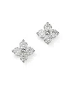 Bloomingdale's Diamond Clover Stud Earrings In 14k White Gold, 1.50 Ct. T. W. - Exclusive In White