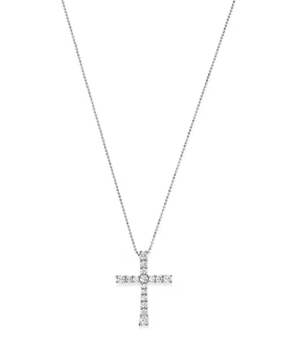 Bloomingdale's Diamond Cross Pendant In 14k White Gold, 1.0 Ct. T. W.