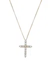 Bloomingdale's Diamond Cross Pendant Necklace In 14k Yellow Gold, 2.0 Ct. T. W. In Gold