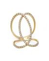Bloomingdale's Diamond Crossover Ring In 14k Yellow Gold, 0.75 Ct. T. W. - Exclusive In Gold