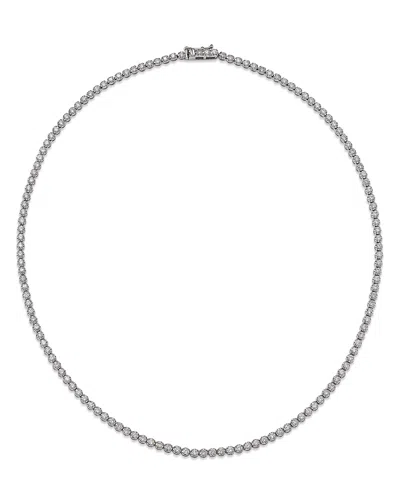 Bloomingdale's Diamond Crown Set Tennis Necklace In 14k White Gold, 4.0 Ct. T. W. - Exclusive