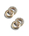 Bloomingdale's Diamond Double O Stud Earrings In 14k Yellow Gold, 0.17 Ct. T. W. - 150th Anniversary Exclusive In Gold