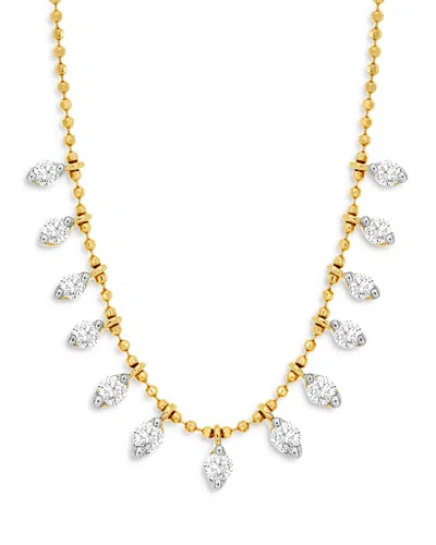 Bloomingdale's Diamond Drop Necklace In 14k Yellow Gold, 0.50 Ct. T. W. In White/gold