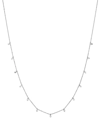 Bloomingdale's Diamond Droplet Necklace In 14k White Gold, 0.50 Ct. T. W. - Exclusive