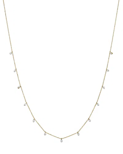 Bloomingdale's Diamond Droplet Necklace In 14k Yellow Gold, 0.50 Ct. T. W. - Exclusive