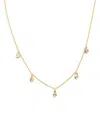 Bloomingdale's Diamond Droplet Station Necklace In 14k Yellow Gold, 0.30 Ct. T. W. - Exclusive In Gold