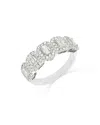 Bloomingdale's Diamond Emerald Cut Halo Ring In 18k White Gold, 1.50 Ct. T. W. In White
