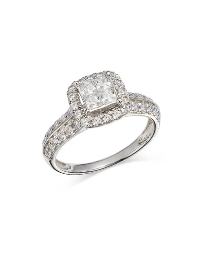 Bloomingdale's Diamond Engagement Ring In 14k White Gold, 1.0 Ct. T. W. - Exclusive