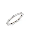 Bloomingdale's Diamond Eternity Band In 14k White Gold, 0.75 Ct. T. W. In White