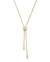 Bloomingdale's Diamond Flower Bolo Necklace In 14k Yellow Gold, 0.85 Ct. T. W. - Exclusive In White/gold