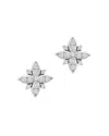 Bloomingdale's Diamond Flower Stud Earrings In 14k White Gold, 0.50 Ct. T. W. - Exclusive In White