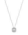 Bloomingdale's Diamond Geometric Pendant Necklace In 14k White Gold, 0.50 Ct. T. W. In White