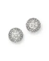 Bloomingdale's Diamond Halo Stud Earrings In 14k White Gold, 2.0 Ct. T. W. - Exclusive In White