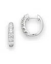 Bloomingdale's Diamond Hoop Earrings 14k Gold, 0.50 Ct. T. W. - Exclusive In White