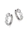 Bloomingdale's Diamond Hoop Earrings In 14k White Gold, 1.50 Ct. T. W. In White