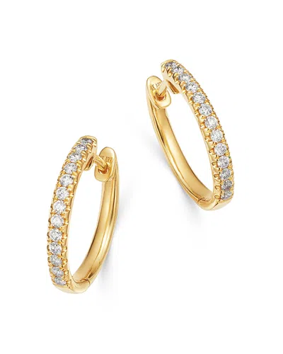 Bloomingdale's Diamond Hoop Earrings In 14k Yellow Gold, 0.40 Ct. T. W. - Exclusive In White/gold