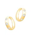 Bloomingdale's Diamond Hoop Earrings In 14k Yellow Gold, 0.60 Ct. T. W. - Exclusive In Gold