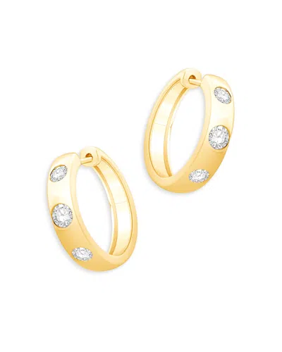 Bloomingdale's Diamond Hoop Earrings In 14k Yellow Gold, 0.60 Ct. T. W. - Exclusive