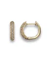 Bloomingdale's Diamond Hoop Earrings In 14k Yellow Gold, .20 Ct. T. W. In Gold