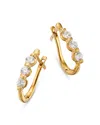 Bloomingdale's Diamond Huggie Earrings In 14k Yellow Gold, 0.50 Ct. T. W. - Exclusive In Gold