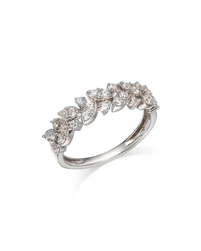 Bloomingdale's Diamond Leaf Band In 14k White Gold, 0.50 Ct. T. W. - Exclusive