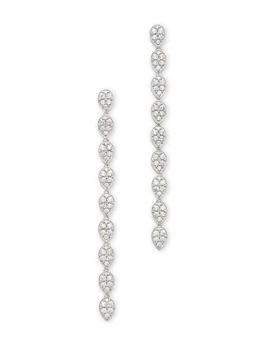 Bloomingdale's Diamond Linear Drop Earrings In 14k White Gold, 1.50 Ct. T. W.