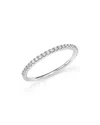 Bloomingdale's Diamond Micro Pave Band In 14k White Gold, 0.15 Ct. T. W. In White