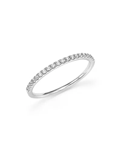 Bloomingdale's Diamond Micro Pave Band In 14k White Gold, 0.15 Ct. T. W.
